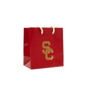 USC Trojans Cardinal SC Interlock Medium Gift Bag